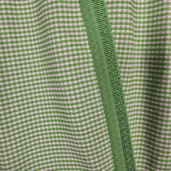 NWOT Lululemon Women's Coast To Class Pant Leggings Green Gingham Frond Size 6 - Picture 5 of 14
